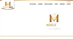 Desktop Screenshot of michellebaca.com